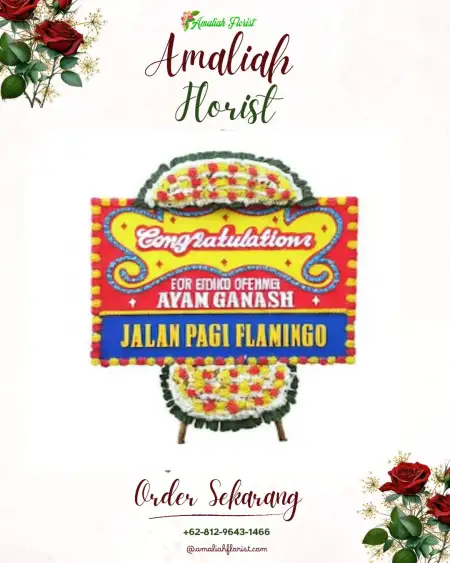 Sewa Papan Bunga Karang Intan
